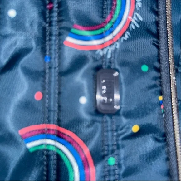 Brand New with Tags Lug Navy Rainbow Dotted Cosmetic Bag - Picture 2 of 11